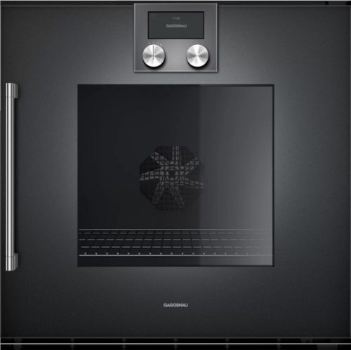תנור בנוי 60 ס”מ פירוליטי סדרה 200 גימור שחור GAGGENAU דגם: BOP 220 102