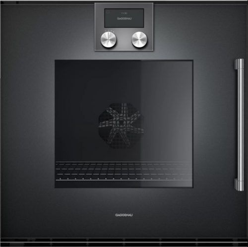 תנור בנוי 60 ס”מ סדרה 200 גימור שחור GAGGENAU דגם: BOP 210 102