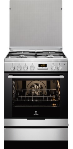 תנור עומד משולב כיריים ELECTROLUX דגם: EKK6430AMX