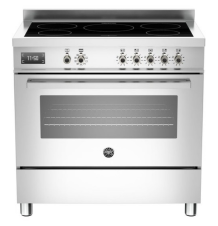 תנור משולב כיריים אינדוקציה 90 ס”מ BERTAZZONI דגם : PRO90 5 IND MFE S