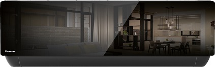מזגן עילי שחור מט TORNADO דגם: (SMART-22X SQ (WIFI