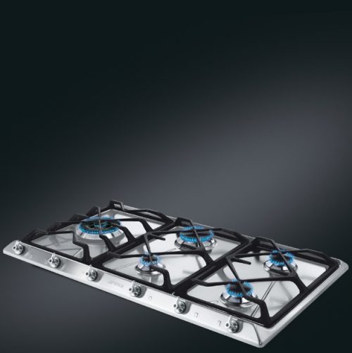 כיריים גז 5 להבות ברוחב 90 ס”מ SMEG דגם:  SE97GXBE5