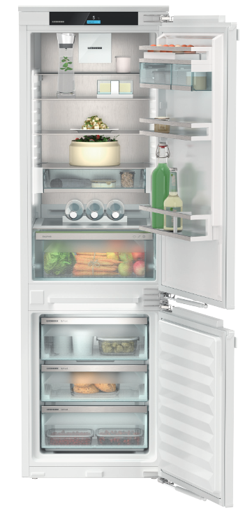 מקרר אינטגרלי עם מקפיא תחתון ברוחב 60 ס”מ LIEBHERR Prime NoFrost  דגם: ICNd5153