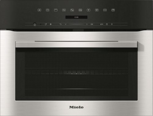 תנור משולב מיקרוגל בנוי 45 ס”מ נירוסטה MIELE דגם: H 7140 BM