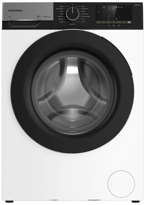 מכונת כביסה פתח חזית 8 ק”ג GRUNDIG דגם: GW5P58410W