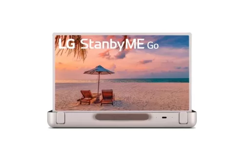 מסך טאץ’ חכם נייד 27 אינץ’ ניתן לנשיאה LG דגם: 27LX5QKNA GO StanbyME LG