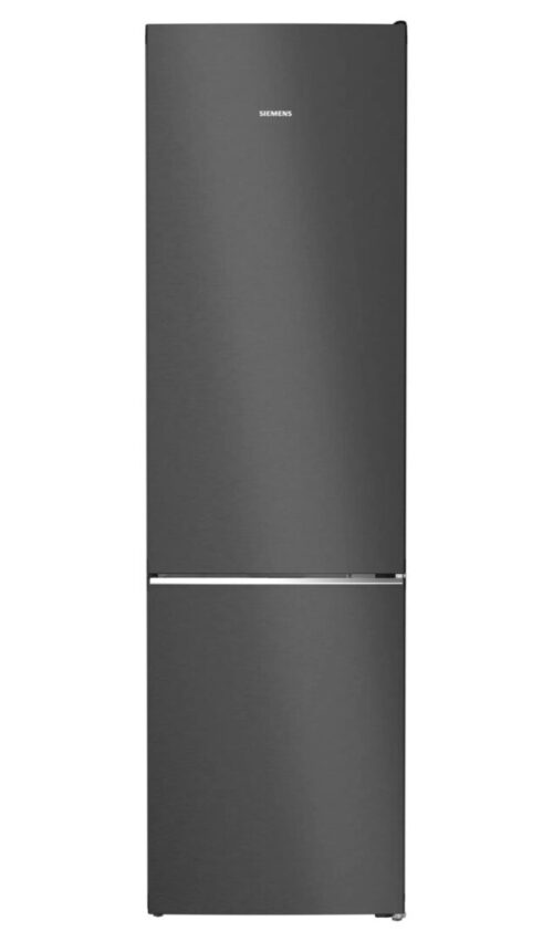 מקרר עם מקפיא תחתון 60 ס”מ זכוכית שחורה SIEMENS דגם: KG39NSBBF