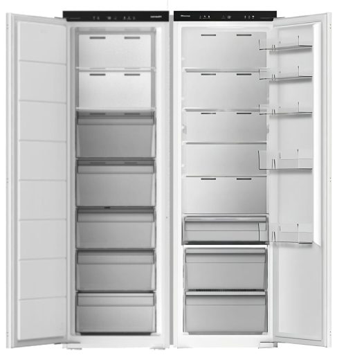 מקרר ומקפיא אינטגרלי 120 ס”מ HISENSE Essential דגם: RL3B303SEWE1+ FT3B213SEWE1