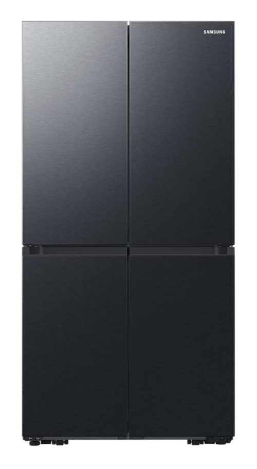 מקרר 4 דלתות 90 ס”מ Triple cooling יצרן קרח וקיוסק מים נירוסטה מושחרת SAMSUNG דגם: RF72DG9620B1