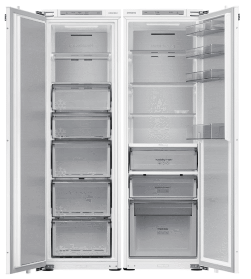 מקרר ומקפיא אינטגרלי 120 ס”מ  SAMSUNG דגם: BRR297235WW + BRZ227205WW