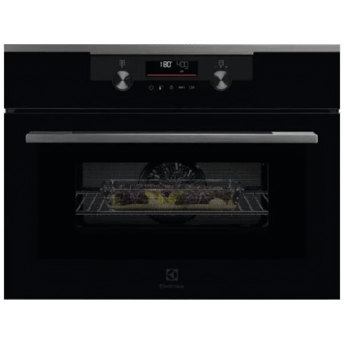 תנור משולב מיקרוגל 45 ס”מ דגם זכוכית שחורה ELECTROLUX דגם: EVL6E46H