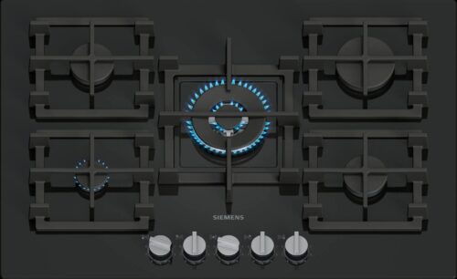 כיריים גז 75 ס”מ סדרה iQ500 זכוכית שחורה SIEMENS דגם: EP7A6QI40Y