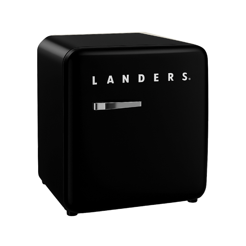 מקרר רטרו 46 ליטר שחור LANDERS דגם: LA46R