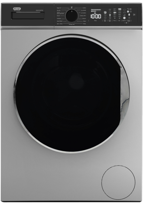 מכונת כביסה פתח קדמי 12 ק"ג אפור כהה DELONGHI דגם: DLW1259T3G
