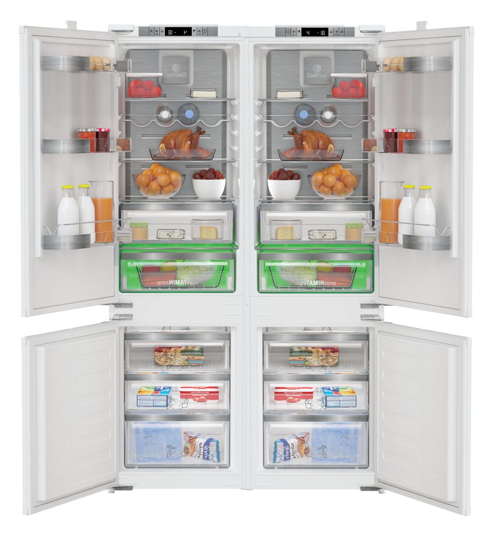 מקרר אינטגרלי מקפיא תחתון 120 ס"מ GRUNDIG דגם: GKNI25740N