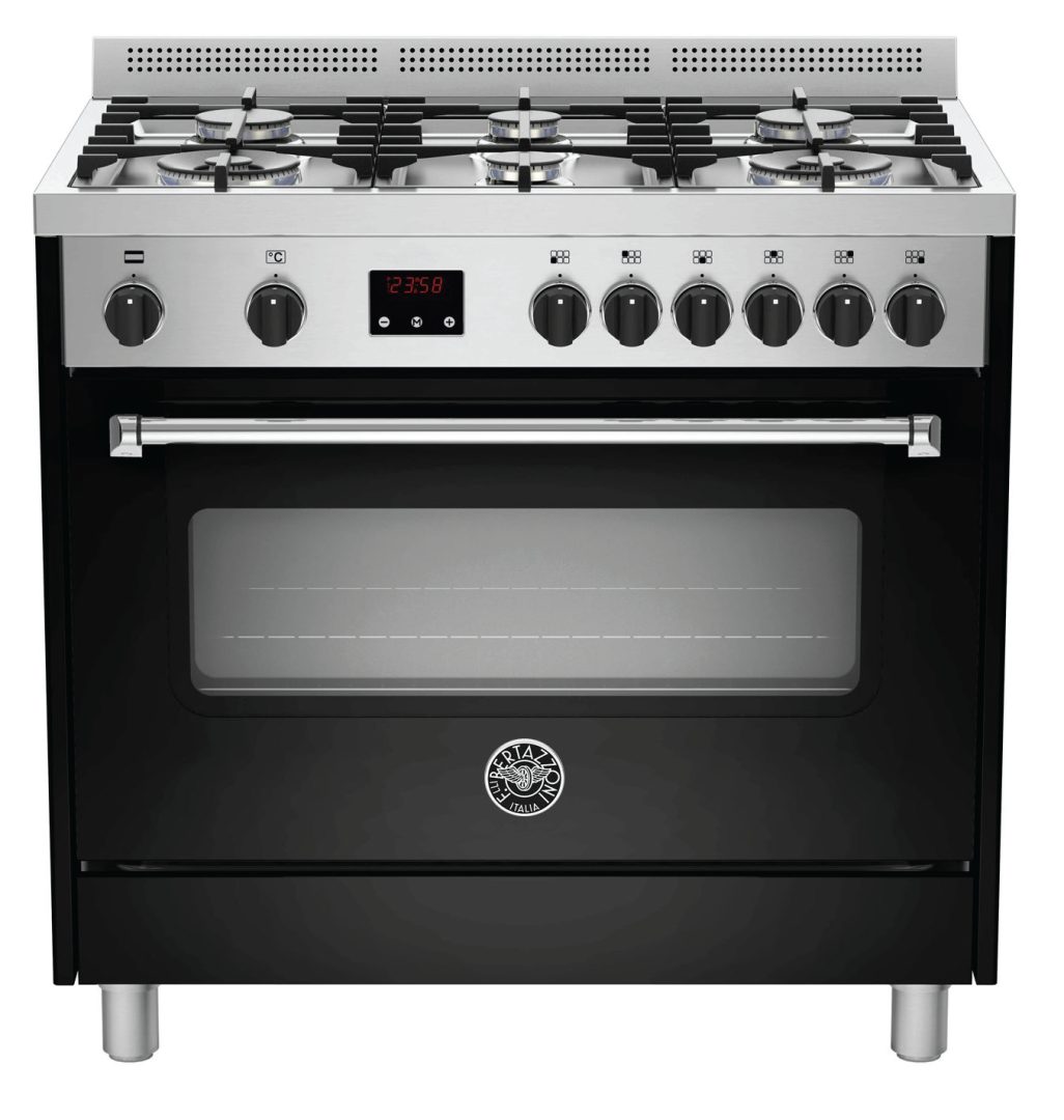 תנור משולב כיריים 90 ס"מ BERTAZZONI Master דגם: AMS96D61BNE/19
