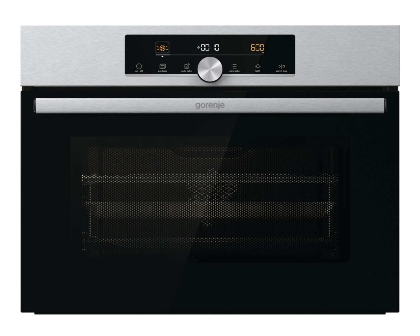 תנור בנוי משולב מיקרוגל 45 ס"מ מסדרת Essential Line נירוסטה GORENJE דגם: HY-BCM4547A10X