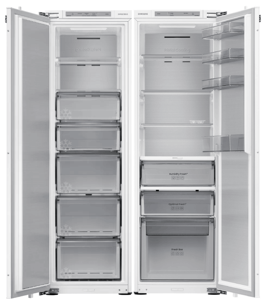 מקרר ומקפיא אינטגרלי 120 ס"מ  SAMSUNG דגם: BRR297235WW + BRZ227205WW