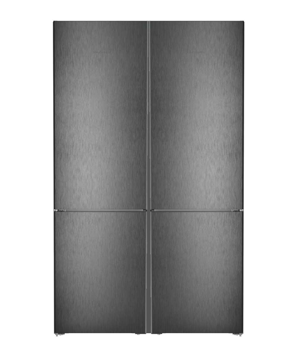 מקרר עם מקפיא תחתון 120 ס"מ Plus BioFresh NoFrost נירוסטה מושחרת LIEBHERR דגם: CBNbda 572i