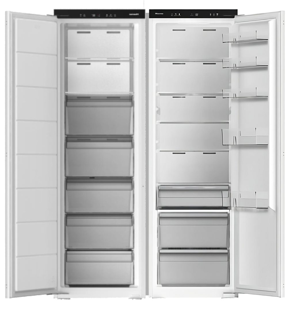 מקרר ומקפיא אינטגרלי 120 ס"מ HISENSE Essential דגם: RL3B303SEWE1+ FT3B213SEWE1