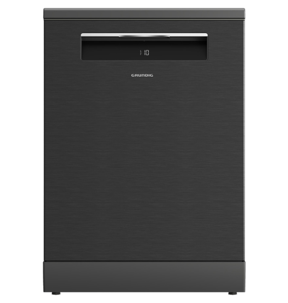 מדיח כלים רחב נירוסטה מושחרת GRUNDIG דגם: GNTP4630DC