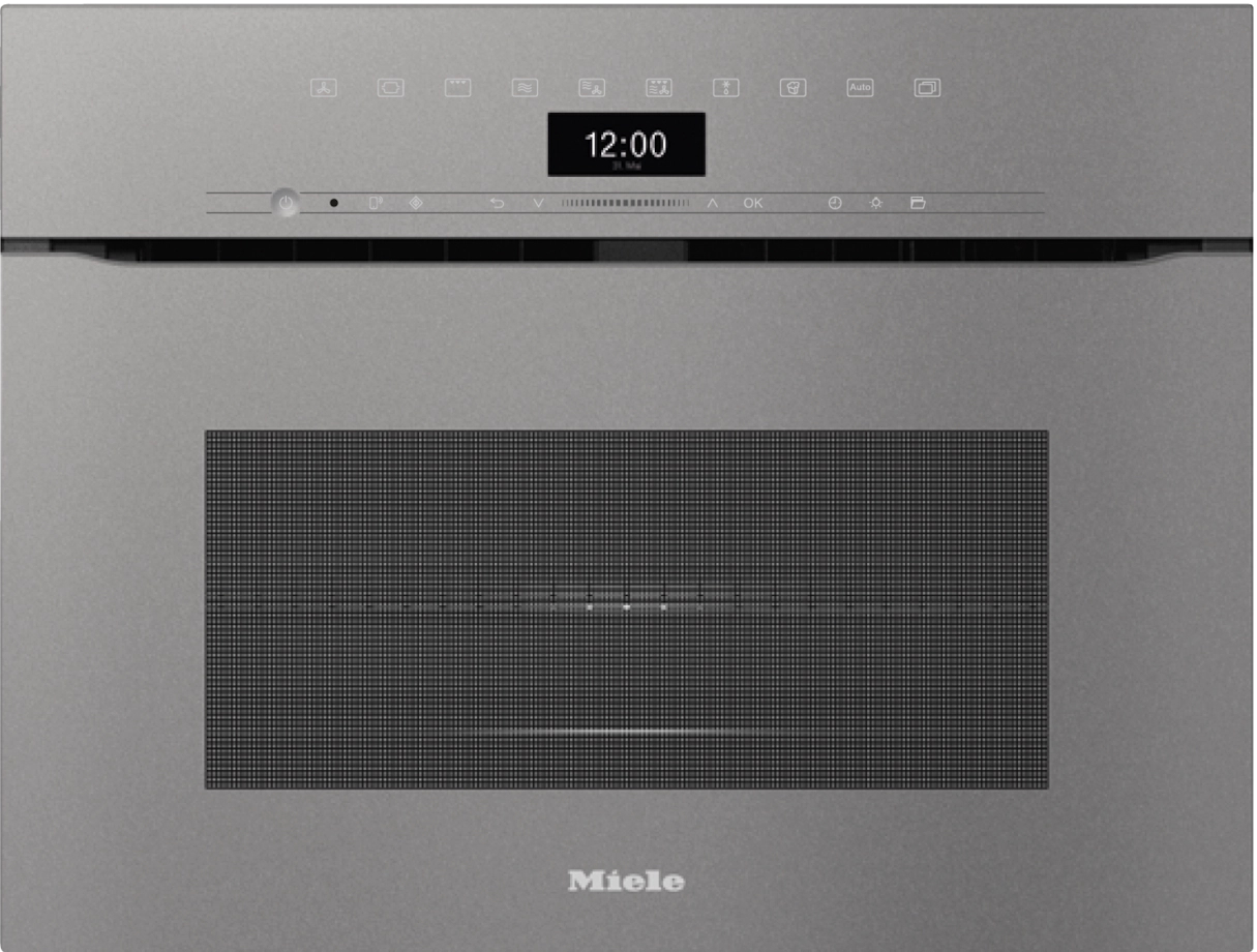 תנור משולב מיקרוגל בנוי ArtLine אפור MIELE דגם: H7440 BMX
