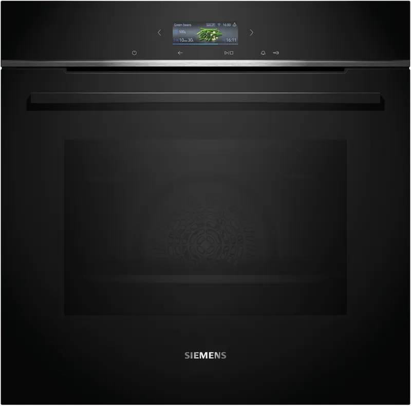 תנור בנוי 60 ס"מ מסדרת IQ700 שחור SIEMENS דגם: HB734G1B1