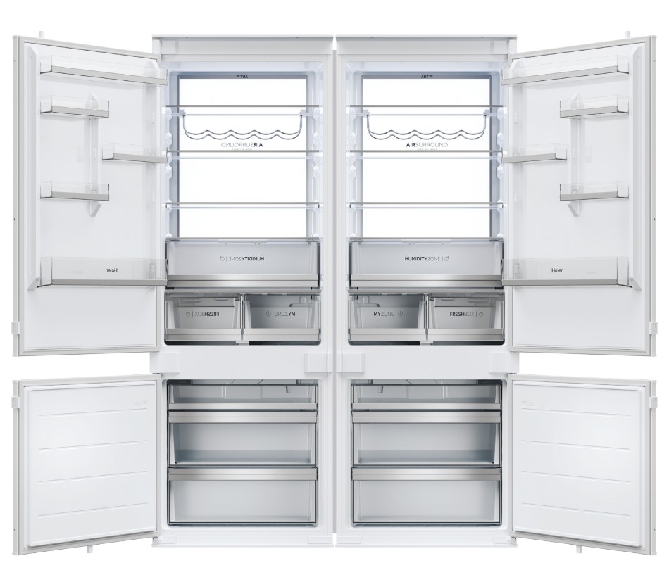 מקרר אינטגרלי עם מקפיא תחתון 140 ס"מ HAIER דגם: HBW7719DT