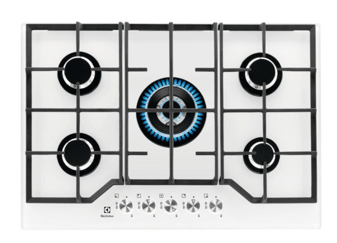 כיריים גז זכוכית 74 ס"מ ELECTROLUX דגם: KGG75362W