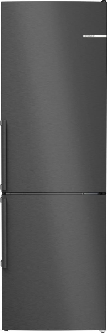 מקרר מקפיא תחתון 60 ס"מ נירוסטה מושחרת סדרה 4 BOSCH דגם: KGN36VXCT