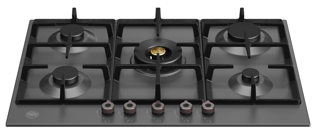כיריים גז 75 ס"מ שחור מט Bertazzoni דגם: P755CPRONE