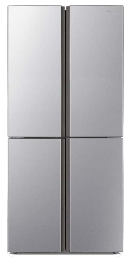 מקרר 4 דלתות 80 ס"מ נירוסטה/שחור HISENSE דגם: RQ-57