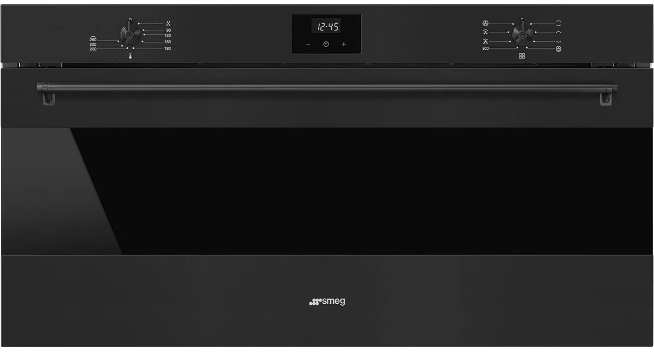 תנור 90 ס"מ בילד אין שחור מט SMEG דגם: SFRA9300TN