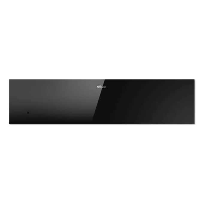 מגירת חימום זכוכית שחורה ELICA דגם: VIRTUS WARM DRAWER 60 PP