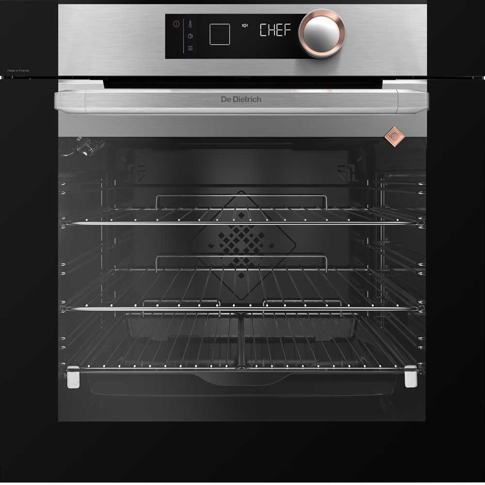 תנור בנוי פירולטי 60 ס"מ חיישן חום מסדרת Platinium נירוסטה DE DIETRICH דגם: DOP8360X