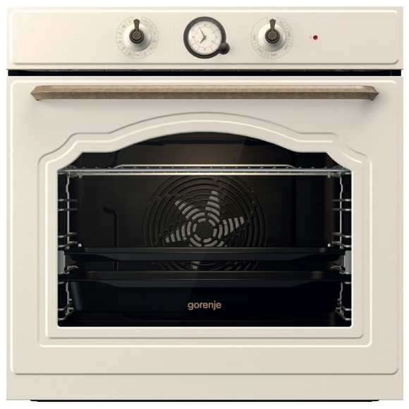 תנור בנוי 60 ס"מ CLASSICO בעיצוב כפרי שמנת GORENJE דגם: HY-BOS67372CLI