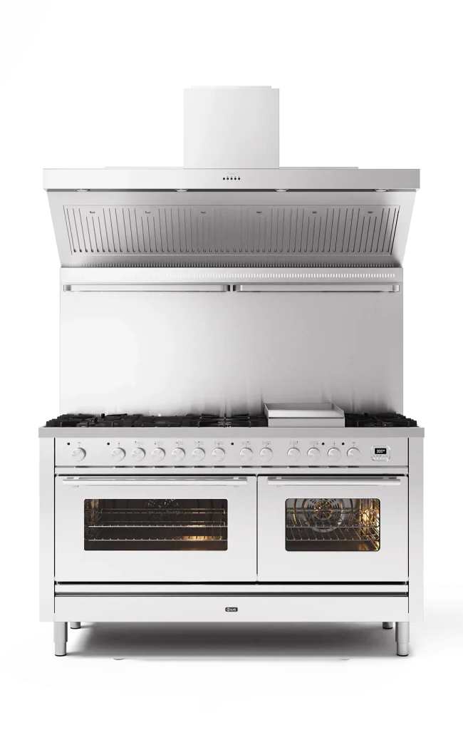 תנור דו תאי משולב כיריים 150 ס"מ סדרת Professional Plus מקצועיים ILVE דגם: P15W