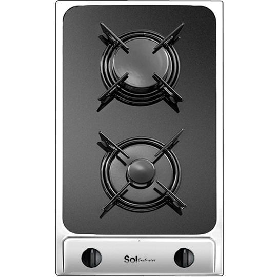 כיריים גז 2 להבות SOL דגם: FV3G-095