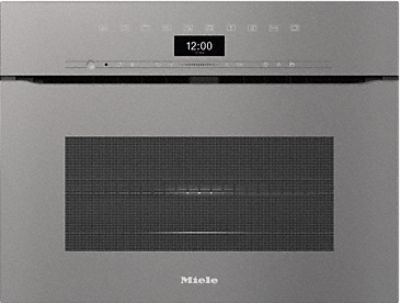 תנור בנוי משולב מיקרוגל בגובה 45 ס"מ MIELE דגם:  H7840 BMX