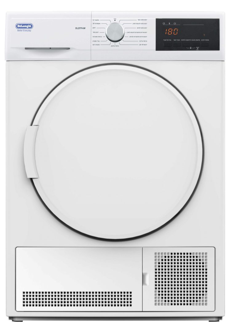 מייבש כביסה 8 ק"ג Delonghi דגם: DLD8F4W