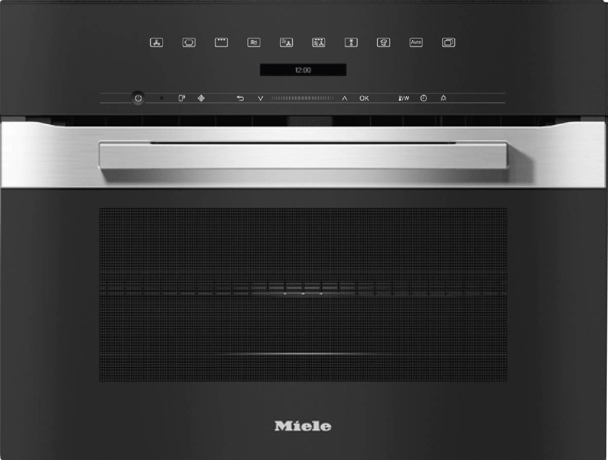 תנור בנוי משולב מיקרו בגובה 45 ס"מ MIELE דגם: H7240 BM