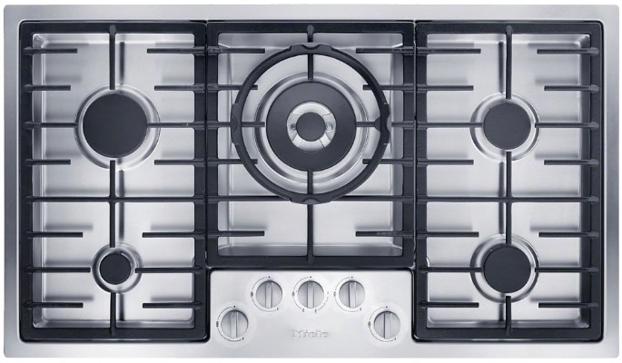 כיריים גז 5 להבות 90 ס"מ MIELE דגם: KM2357