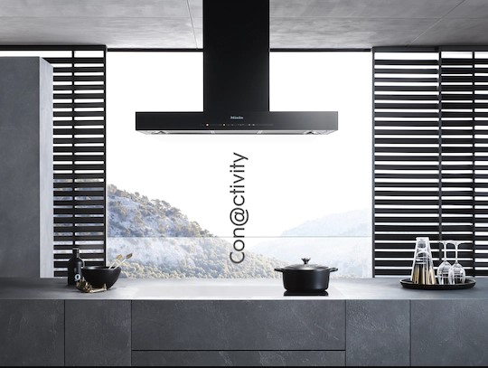 קולט אדים צמוד קיר ברוחב 90 ס"מ MIELE דגם: DA6698W – תמונה 5