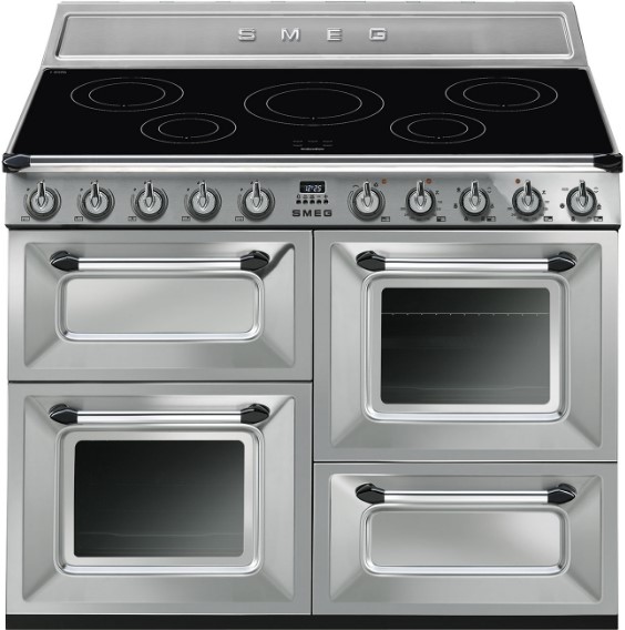 תנור משולב אינדוקציה בעל 4 תאים 110 ס"מ SMEG דגם: TR4110I