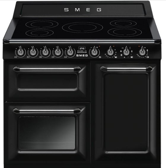 תנור משולב כיריים אינדקוציה בעל 3 תאים 100 ס"מ SMEG דגם: TR103I