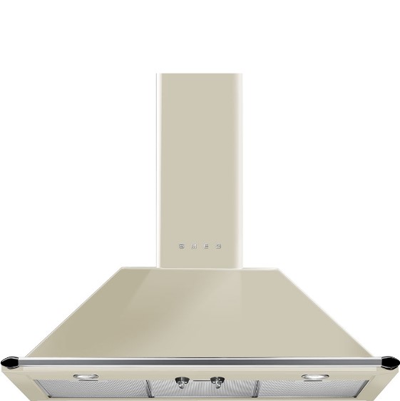 קולט אדים מעוצב להתקנה על קיר 90 ס"מ SMEG דגם: KT90BLE