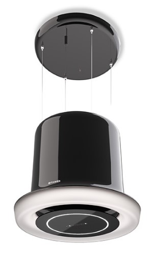 קולט אדים עגול לאי בקוטר 65 ס"מ FABER דגם: GLOW PLUS
