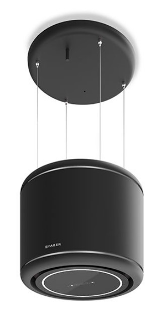 קולט אדים עגול לאי בקוטר 50 ס"מ FABER דגם: ODETTE PLUS