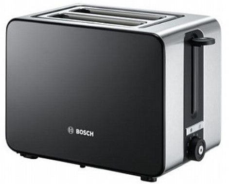 מצנם 2 פרוסות שחור בשילוב נירוסטה  BOSCH דגם: TAT7203
