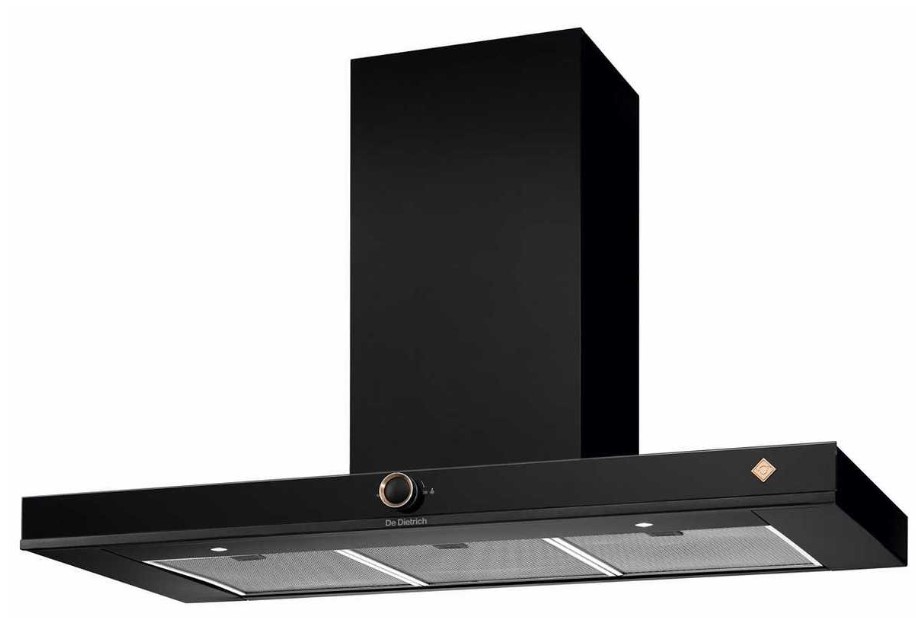 קולטי אדים צמוד קיר 90 ס"מ Absolute Black שחור פחם  DE DIETRICH דגם: DHB7952A